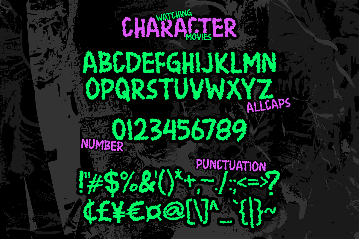 Watching Movies, a Handwritten Font by Yktypstd (Photo 4 of 5)