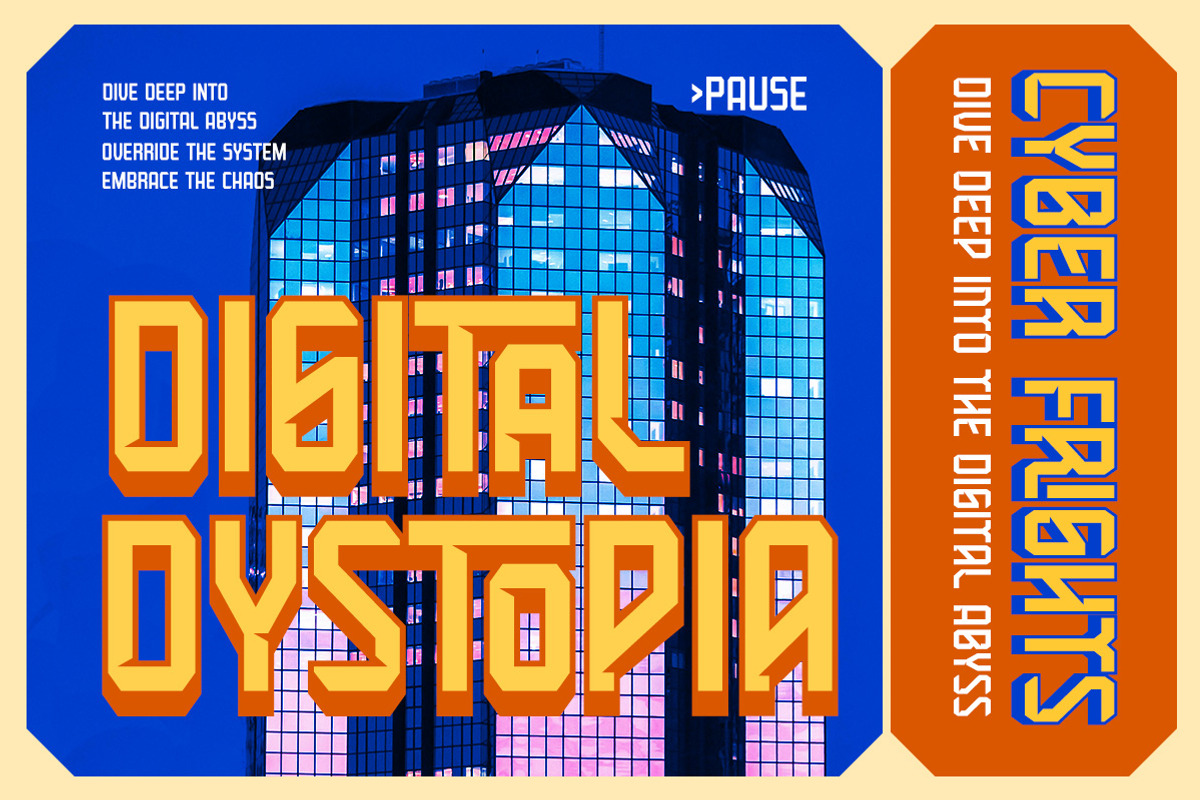 Power Beast Display Font, a Slab Serif Font by Letterhend Studio (Photo 8 of 11)