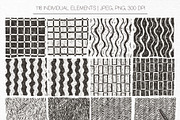 Linocut Patterns, a Pattern Graphic by GVGraphics (Thumbnail 7 of 15)