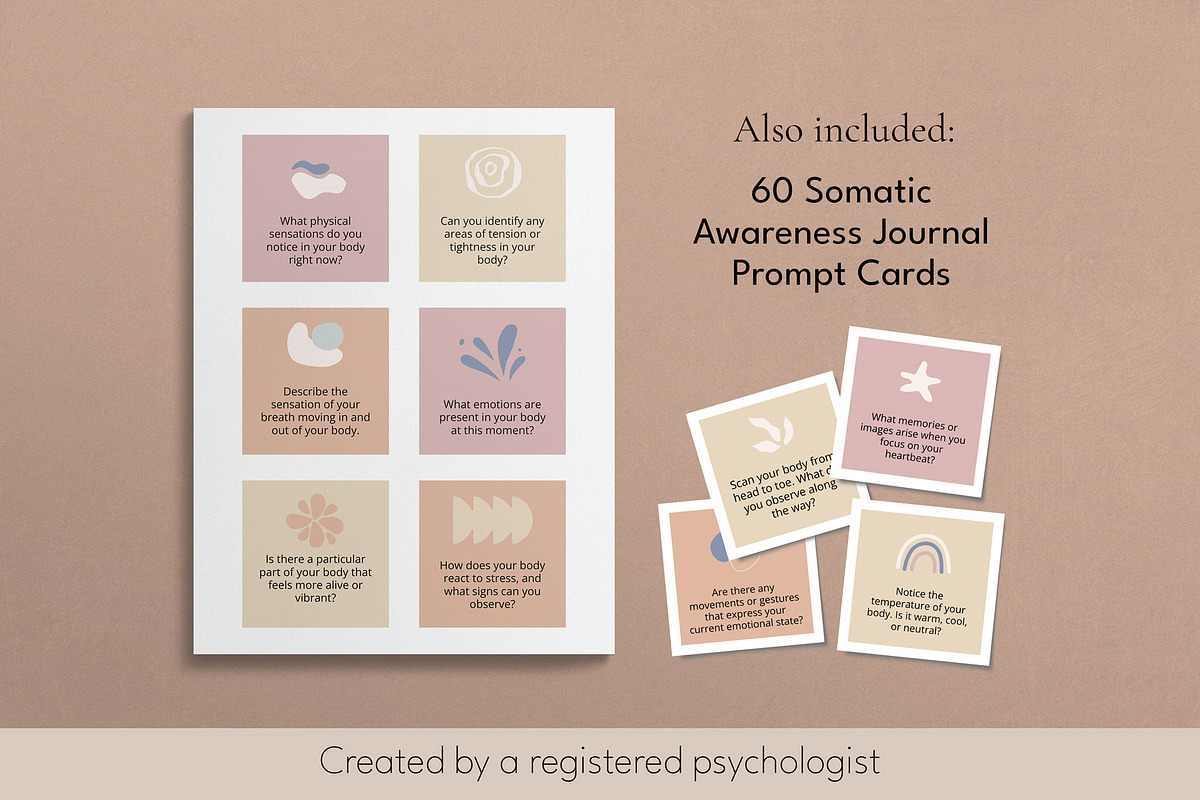 Somatic Therapy Canva Flashcards, a Templates & Theme by Miri Campbell (Photo 6 of 10)