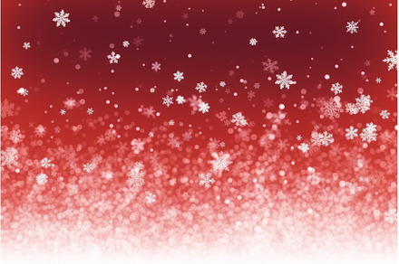 Snow red christmas background, a Holiday Photo by Ylivdesign