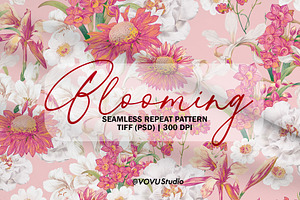 Blooming Floral Pattern Design
