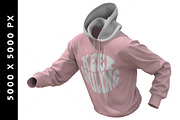 Dynamic Hoodie Mockup, a Hoody Mockup by LESZ Design (Thumbnail 7 of 8)