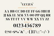 Ventus - Modern Display Typeface Fon, a Sans Serif Font by overlaytemplates (Thumbnail 4 of 5)