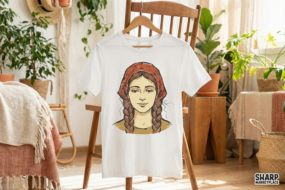 Boho Woman With Braids PNG, Hand, an Illustration by SharpMarketplace (Photo 4 of 4)