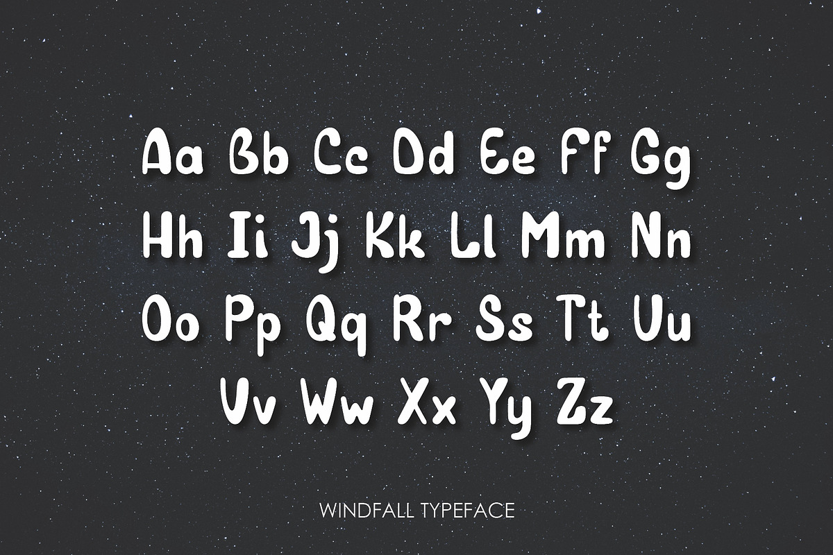 PGR Windfall - Handwritten Font, a Handwritten Font by Pikgura (Photo 2 of 6)