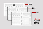 Ultimate Planner Bundle Pack 2026-28, a Stationery Template by Design Zone (Thumbnail 3 of 11)