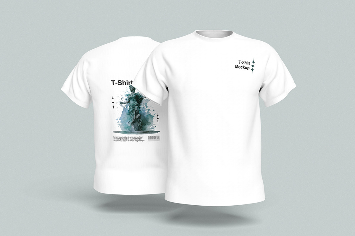 High-Quality T-Shirt Mockup, a Shirt Mockup by swsi-studio (Photo 4 of 5)