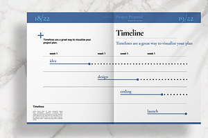 Blue Business Proposal Layout