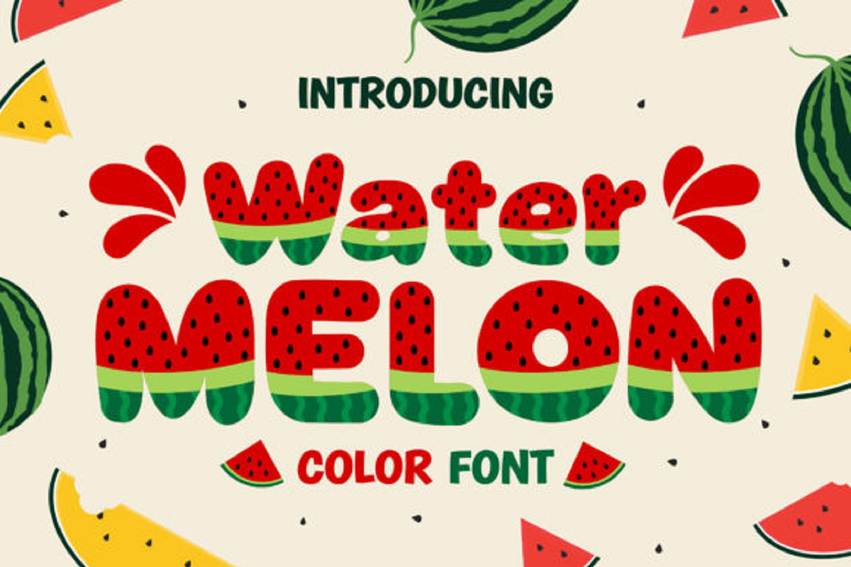Watermelon Font, a Script Font by QualityGraphics (Photo 1 of 7)