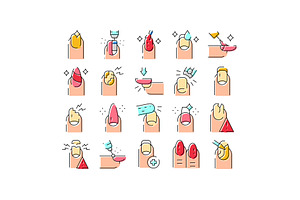 Manicure and pedicure nail care, an Object Graphic by pikepicture