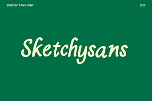 Sketchysans Handwriting Font