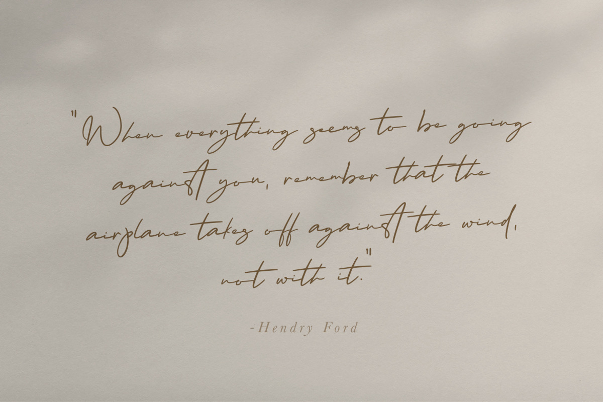 Only Wishing - a Handwritten Font, a Script Font by Vava Aryanto (Photo 4 of 12)