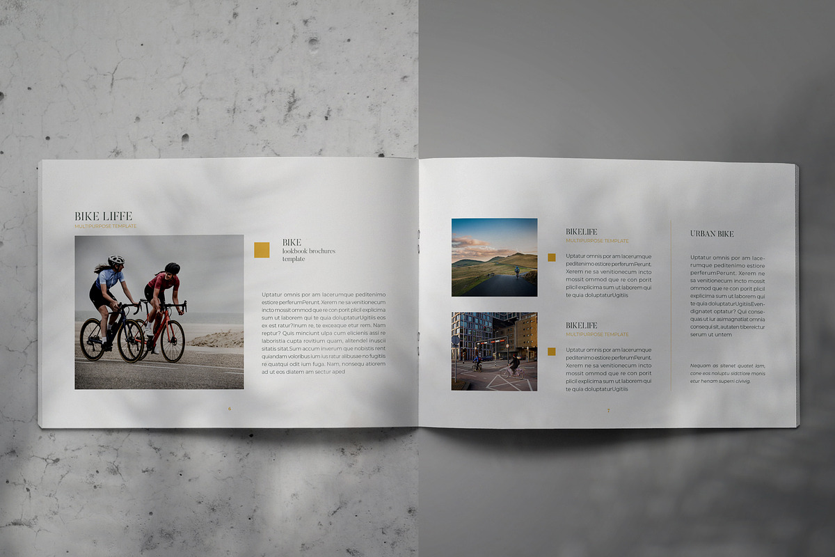 BIKELIFE Lookbook Brochure Template, a Brochure Template by Indotitas (Photo 4 of 8)