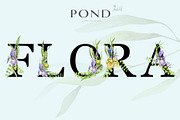 Botanical Watercolor Clipart Set, a Decorative Illustration by AnitaPol (Thumbnail 19 of 21)