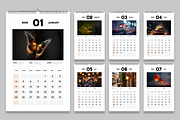 2026 Wall Calendar Template Layout, a Stationery Template by MightyDesign (Thumbnail 1 of 8)