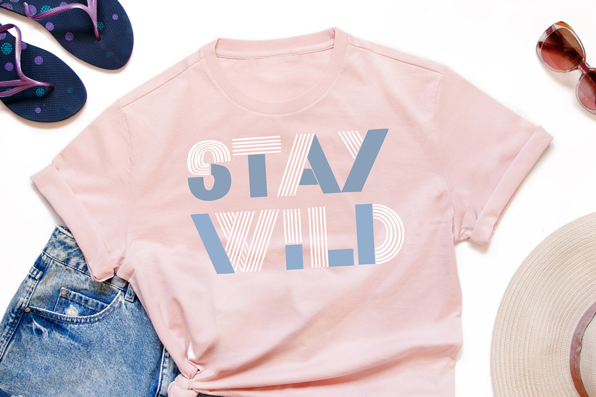 Stardust Multiline Retro Font, a Sans Serif Font by Mastilo Designs (Photo 2 of 8)