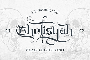 Ghelisyah Typeface