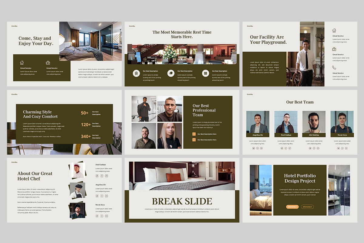 Hotellia - Hotel Presentation, a Presentation Template by Haidezign (Photo 3 of 4)
