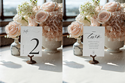 Elegant Floral Table Sign Mockup, a Product Mockup by TatiMockup (Thumbnail 3 of 3)