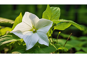petals trillium flower ai generated, a Nature Photo by pikepicture