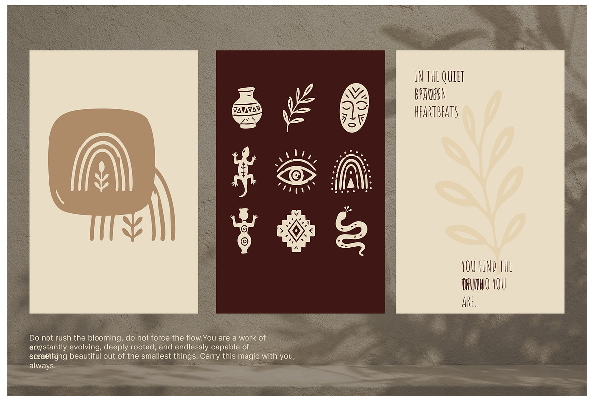 Mystic Tribal: Hand-Drawn Symbols, a Decorative Illustration by VectorBird (Photo 6 of 7)