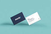 Realistic Business Card Mockup Psd, a Print Template by Mokr (Thumbnail 2 of 4)