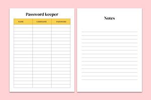 Printable Therapist Planner Canva