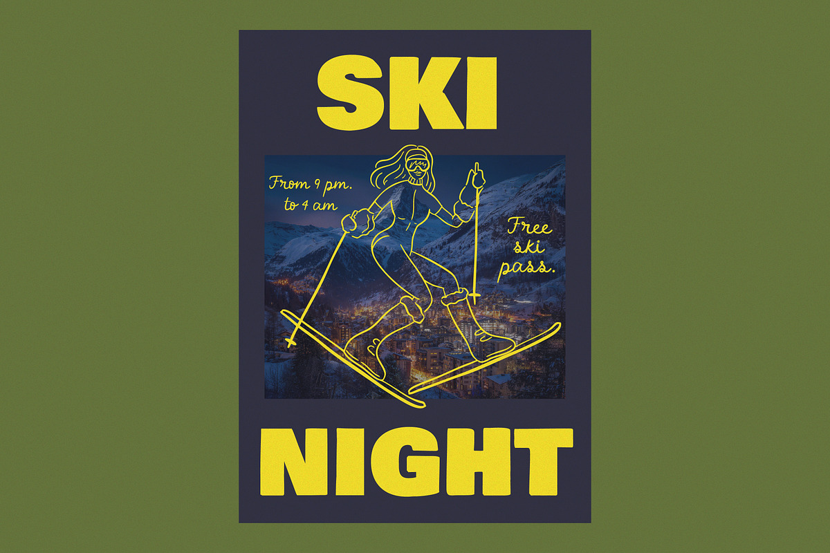 It’s Ski Time Hand Drawn Clipart, an Object Graphic by AnnArt (Photo 11 of 11)