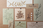 Watercolor Botanical Forest Set, an Animal Illustration by BarvArt (Thumbnail 2 of 20)
