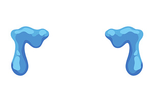 Cartoon tear drops icon. Sorrow cry, an Object Illustration by the8monkey