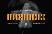 IMPERMANENCE, a Blackletter Font by Essentials Studio (Thumbnail 1 of 9)