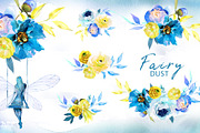 Watercolor Fairy Dust Clipart Set, a Person Illustration by ArtCreationsDesign (Thumbnail 7 of 10)