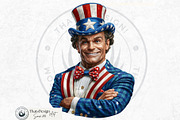 4th of july Patriotic Characters V1, a Person Illustration by ThatsDesignArt (Thumbnail 11 of 12)