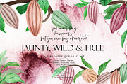 Wonderful Cocoa - Watercolor Set, an Object Graphic by Jeanina Vlad (Thumbnail 2 of 20)