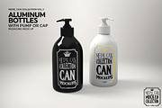 Aluminum Bottles Pump Cap Mockup, a Pens & Pencil Mockup by INCDesign (Thumbnail 3 of 7)