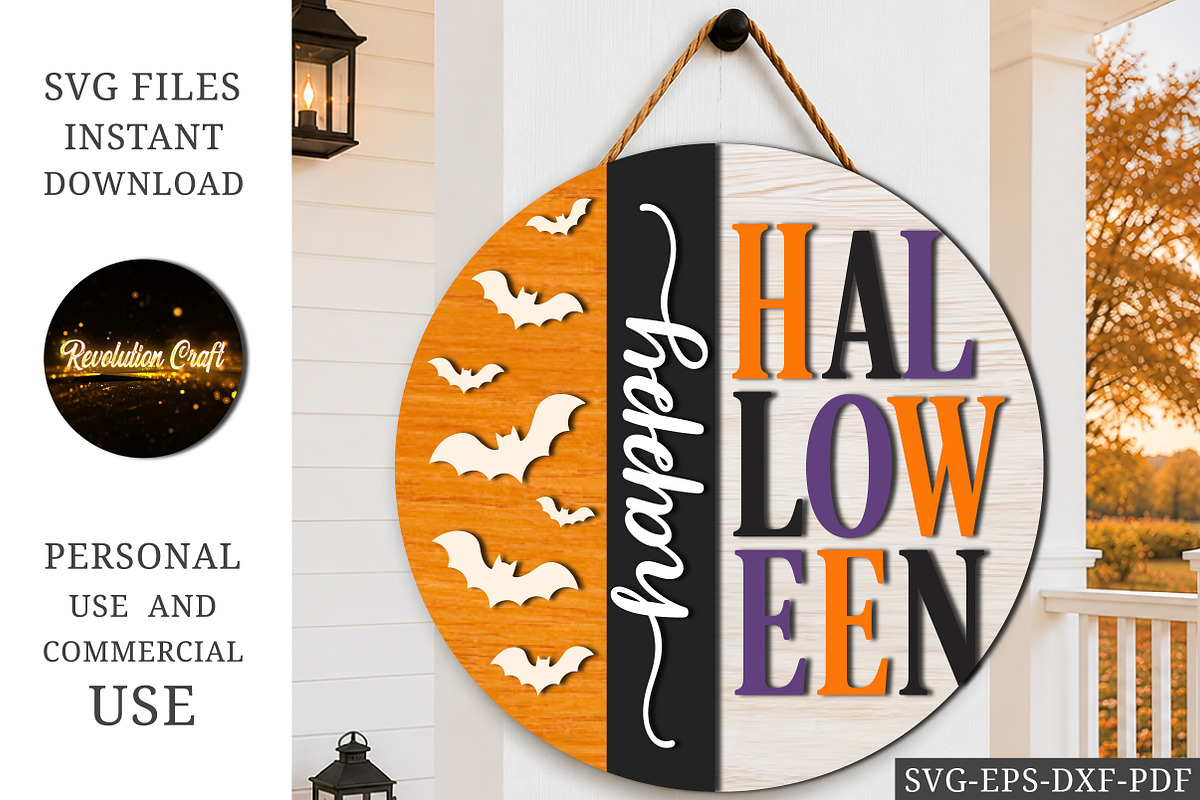 Hello Halloween Laser Cut SVG, an Object Graphic by OK Design (Photo 1 of 3)