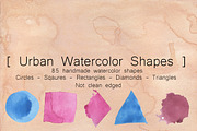 Urban Watercolor Shapes, a Texture Graphic by TheUrbanLine (Thumbnail 1 of 12)