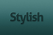 Pressed & Embossed Text Styles, a Layer Style Add-On by Creativenauts (Thumbnail 2 of 5)