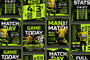 Green Neon | Football Instagram Post, a Social Media Template by Jiwstudio (Thumbnail 2 of 3)