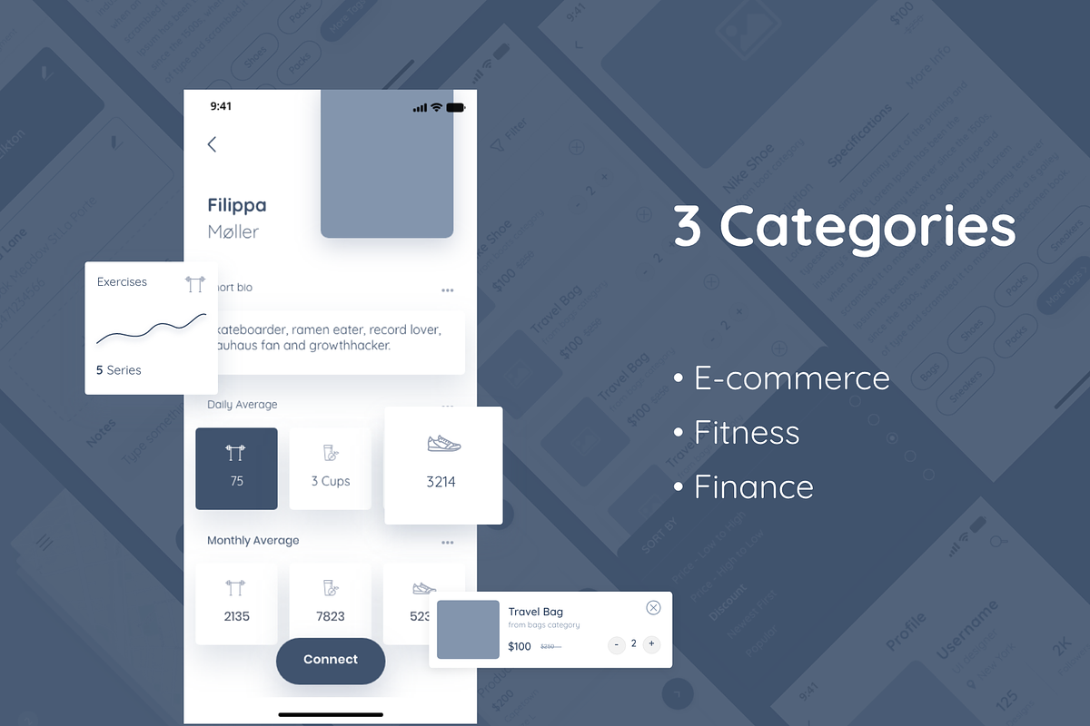 MIMO Wireframe Kit, a Wireframe Template by flyerittyer (Photo 3 of 6)