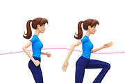 Jenny Cartoon 3D Character Promo Set, a Person Illustration by Oleg Ribar (Thumbnail 7 of 26)