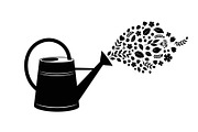 Floral Watering Can Design Bundle, an Illustration by Gaye Art (Thumbnail 22 of 31)