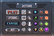 METALBAJA - Military Game GUI Kit, a Templates & Theme by Weirdsgn Store (Thumbnail 2 of 4)