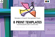 Modern Church Templates Pack, a Flyer Template by BrandPacks (Thumbnail 1 of 14)