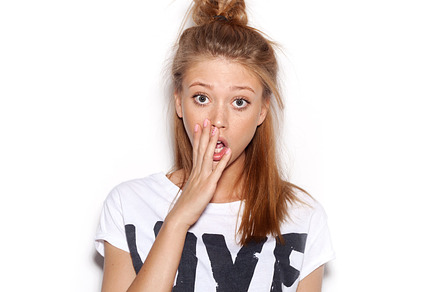 Surprised girl containing woman, fashion, and girl