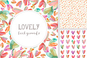 Lovely Backgrounds - Watercolor, an Illustration by Angie Makes (Thumbnail 1 of 3)