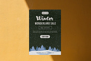 Black And White Winter Sale Flyer, a Flyer Template by Bizz_District_Studio (Thumbnail 1 of 3)