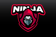 Ninja Esports Logo Templates, a Branding & Logo Template by kidzdsgn (Thumbnail 2 of 4)