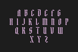 Pleasure Modern Blackletter